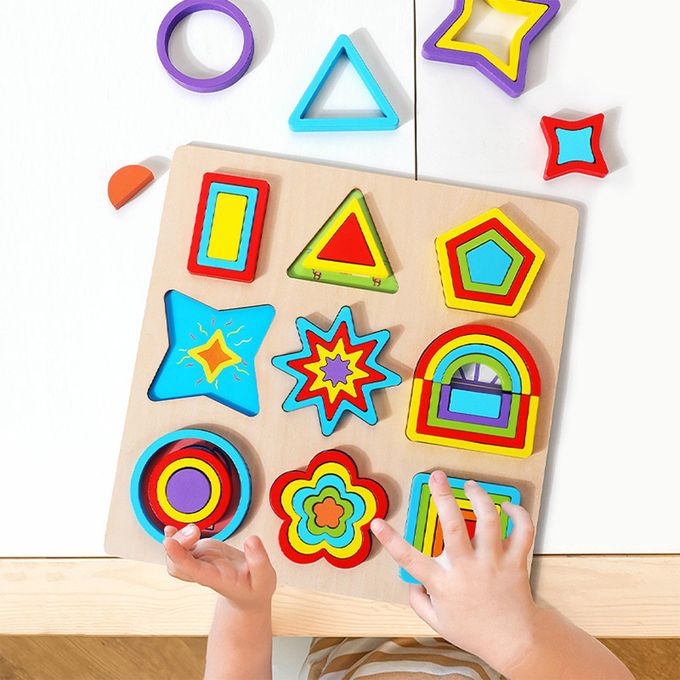 Shape Sorter and Color Match - لوحة بازل و مطابقة