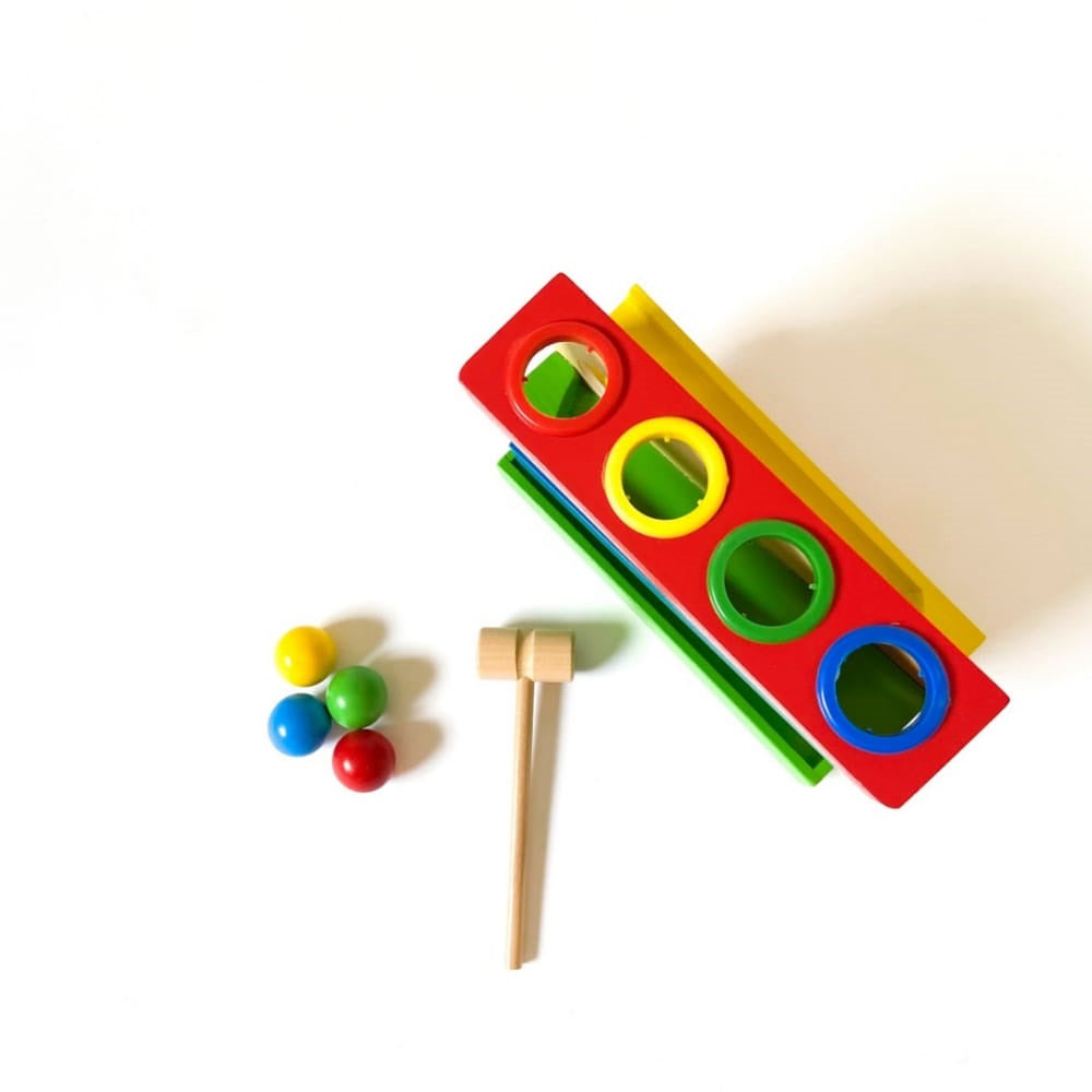 Four Layers Wooden Hammer Ball rolling slop - مطرقة منحدر 4 دور