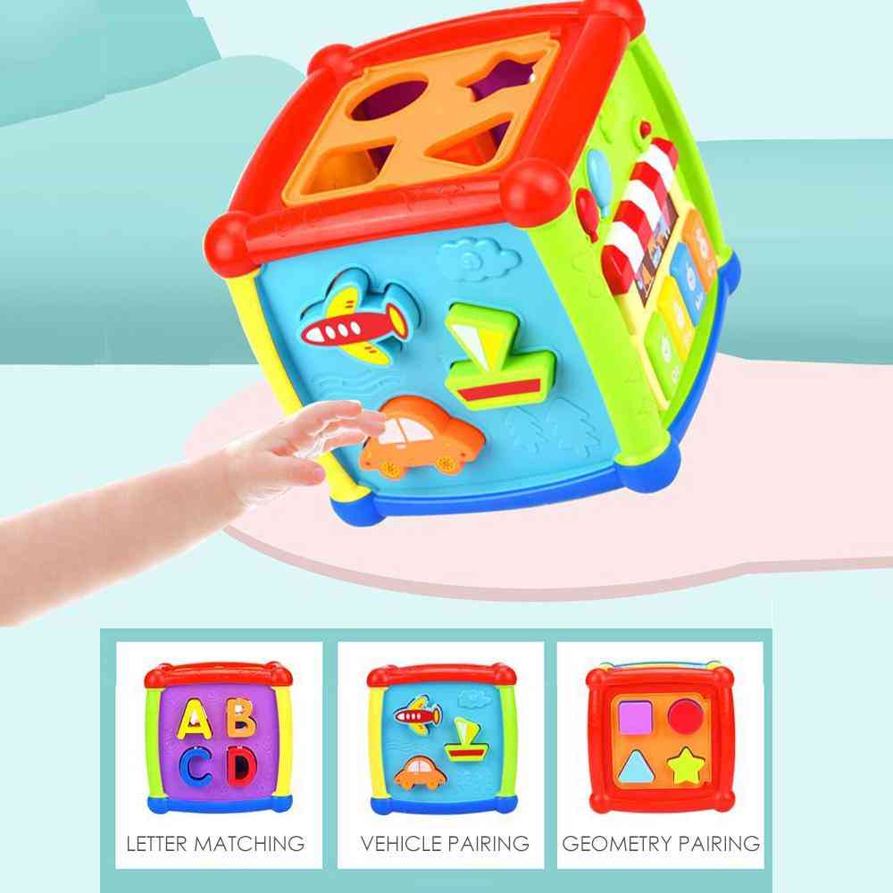 HUANGER FANCY CUBE 6*1 - مكعب مطابقة مع بيانو مجمع الألعاب 6*1