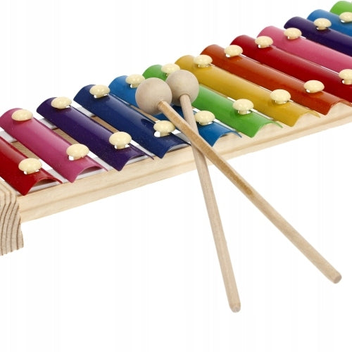 Wooden colored Xylophone 15 Tone - اكسيليفون خشبي ملون 15 نغمة