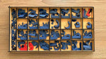 Load image into Gallery viewer, صندوق الحروف - عربي خمس تكرارات - Moveable Alphabet 5 complete sets - Montessori 5 sets of letters - non-toxic - handmade
