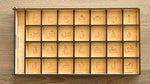 Load image into Gallery viewer, صندوق الحروف - عربي خمس تكرارات - Moveable Alphabet 5 complete sets - Montessori 5 sets of letters - non-toxic - handmade

