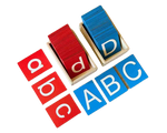 Load image into Gallery viewer, Sandpaper English letters (Lower case) - الحروف الإنجليزية المصنفرة (الحروف الصغيرة)
