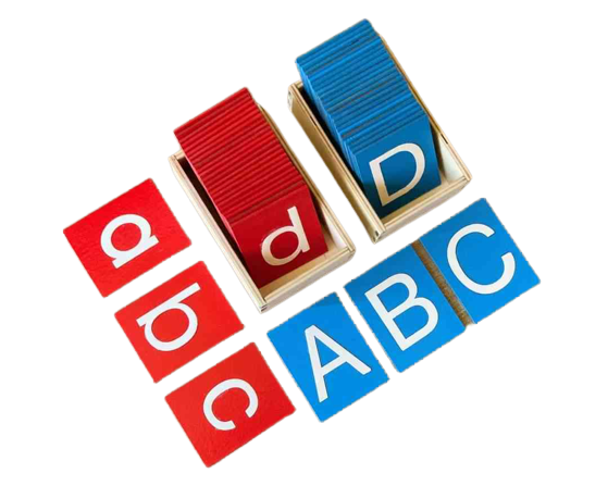 Sandpaper English letters (Lower case) - الحروف الإنجليزية المصنفرة (الحروف الصغيرة)