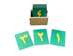 Load image into Gallery viewer, Sandpaper Arabic numbers - الأرقام العربية المصنفرة
