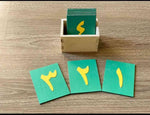 Load image into Gallery viewer, Sandpaper Arabic numbers - الأرقام العربية المصنفرة
