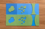 Load image into Gallery viewer, Land and Water Forms Wooden Cards - كروت التضاريس (الأرض والماء)
