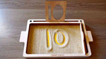 Load image into Gallery viewer, Wooden sand tray - natural wood - non-toxic - handmade - صينية الرمل
