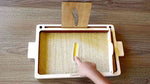 Load image into Gallery viewer, Wooden sand tray - natural wood - non-toxic - handmade - صينية الرمل
