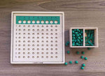 Load image into Gallery viewer, Wooden Division Bead Board  -   لوحة قسمة خرز خشب انجليزي
