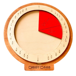 Load image into Gallery viewer, Fraction manipulation board (Colored) - Fraction ring - Fraction circle - (صندوق تعليم الكسور (ملون
