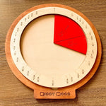 Load image into Gallery viewer, Fraction manipulation board (Colored) - Fraction ring - Fraction circle - (صندوق تعليم الكسور (ملون
