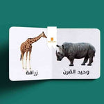 Load image into Gallery viewer, My First Book - Forest animals - Arabic Language - كتب كلماتي الأولى - المعارف الأولى - حيوانات الغابة
