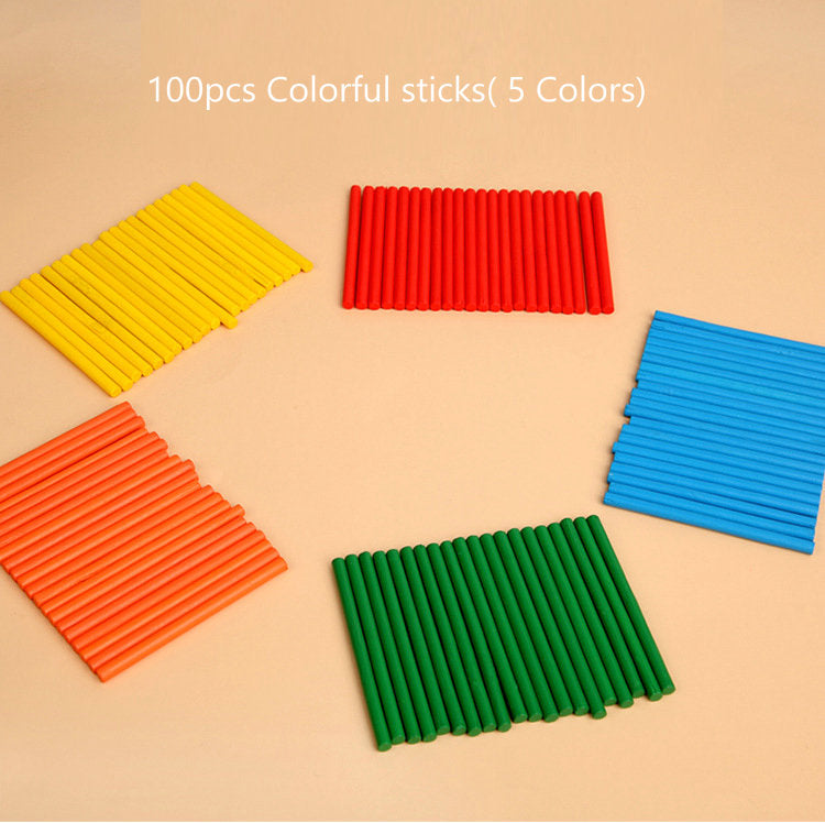 Mathematics Enlightenment Teaching Aids with sticks - عمليات حسابية مع عصيان