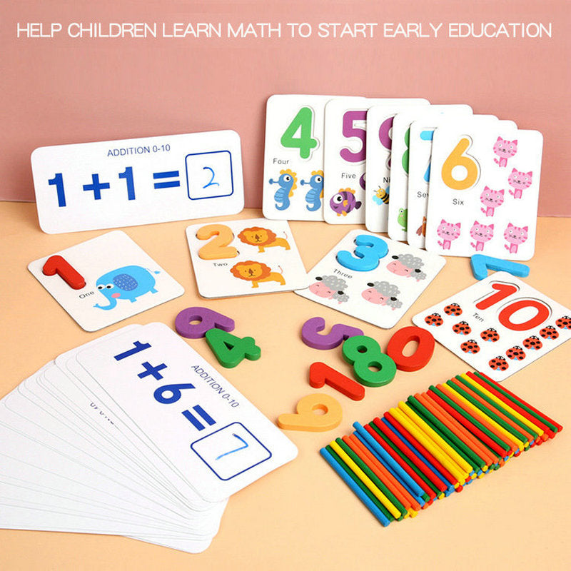 Mathematics Enlightenment Teaching Aids with sticks - عمليات حسابية مع عصيان