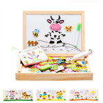 Load image into Gallery viewer, Magnetic Educational Wooden Puzzle - forest

