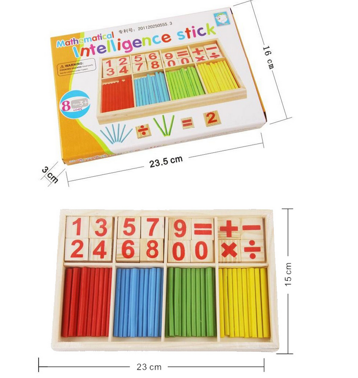 INTELLIGENE STICKS - عصيان خشب للعمليات الحسابية