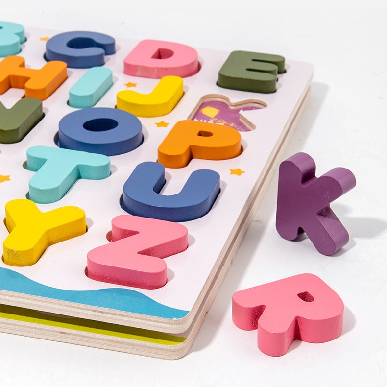 ABC Letter & Number Puzzles - بازل حروف و ارقام انجليزي
