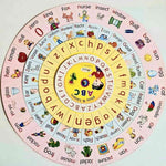 Load image into Gallery viewer, Paper Discs for Teaching English Letters - الاقراص الورقية التعليمية دوائر الحروف
