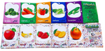 Load image into Gallery viewer, Zigzag soft book - Fruits and vegetables - كتاب زجزاج - فواكه و خضراوات
