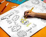 Load image into Gallery viewer, Coloring Cloth Book (Arabic Letters) - كتابي القماشي الكبير للتلوين (الحروف العربية)
