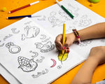 Load image into Gallery viewer, Coloring Cloth Book (Arabic Letters) - كتابي القماشي الكبير للتلوين (الحروف العربية)
