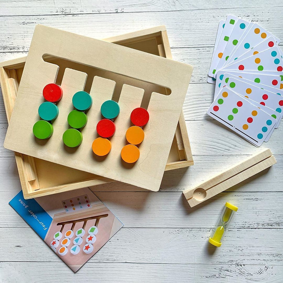 FOUR COLOR GAME - Logic game - لوجيكو مع ساعة رملية