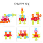 Load image into Gallery viewer, Geometric color Blocks Stacking  - تطابق ألوان منتسوري خشبي
