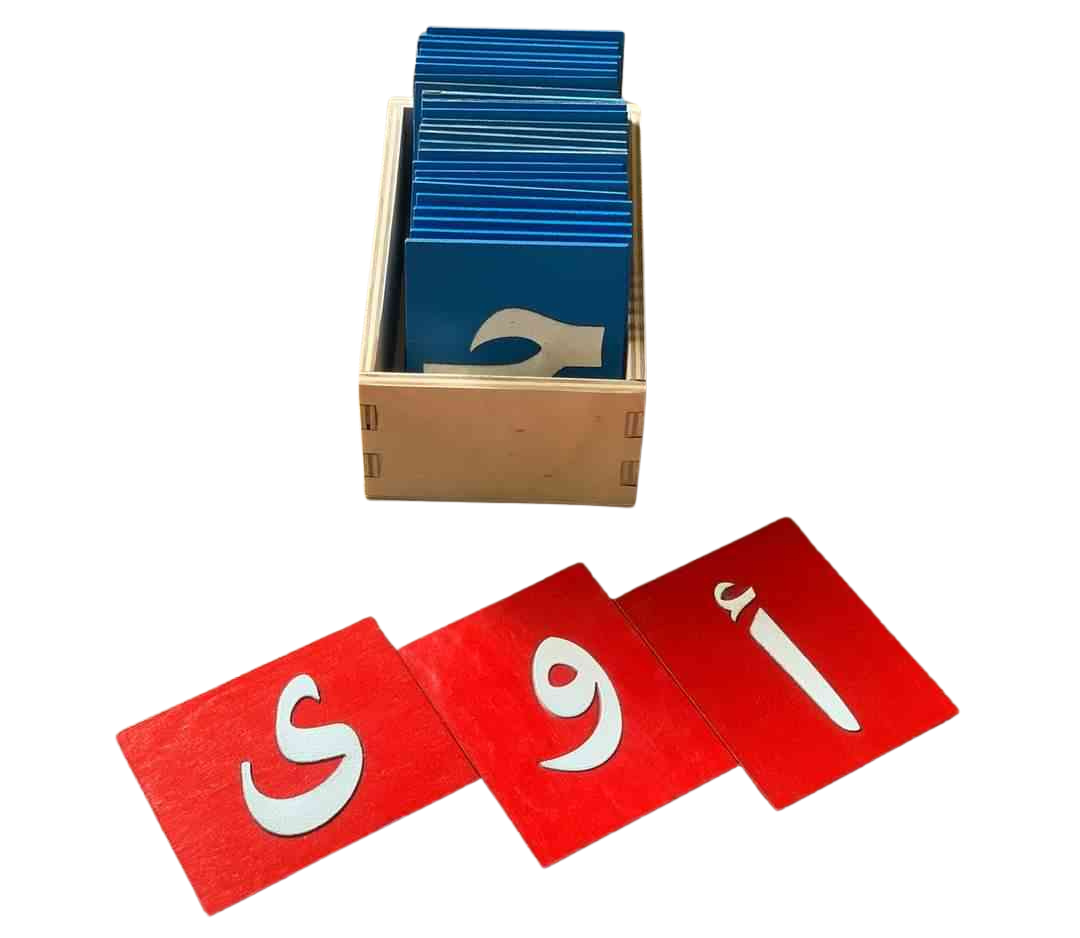 Sandpaper Arabic letters (double sided)) - (الحروف العربية المصنفرة (وجهين