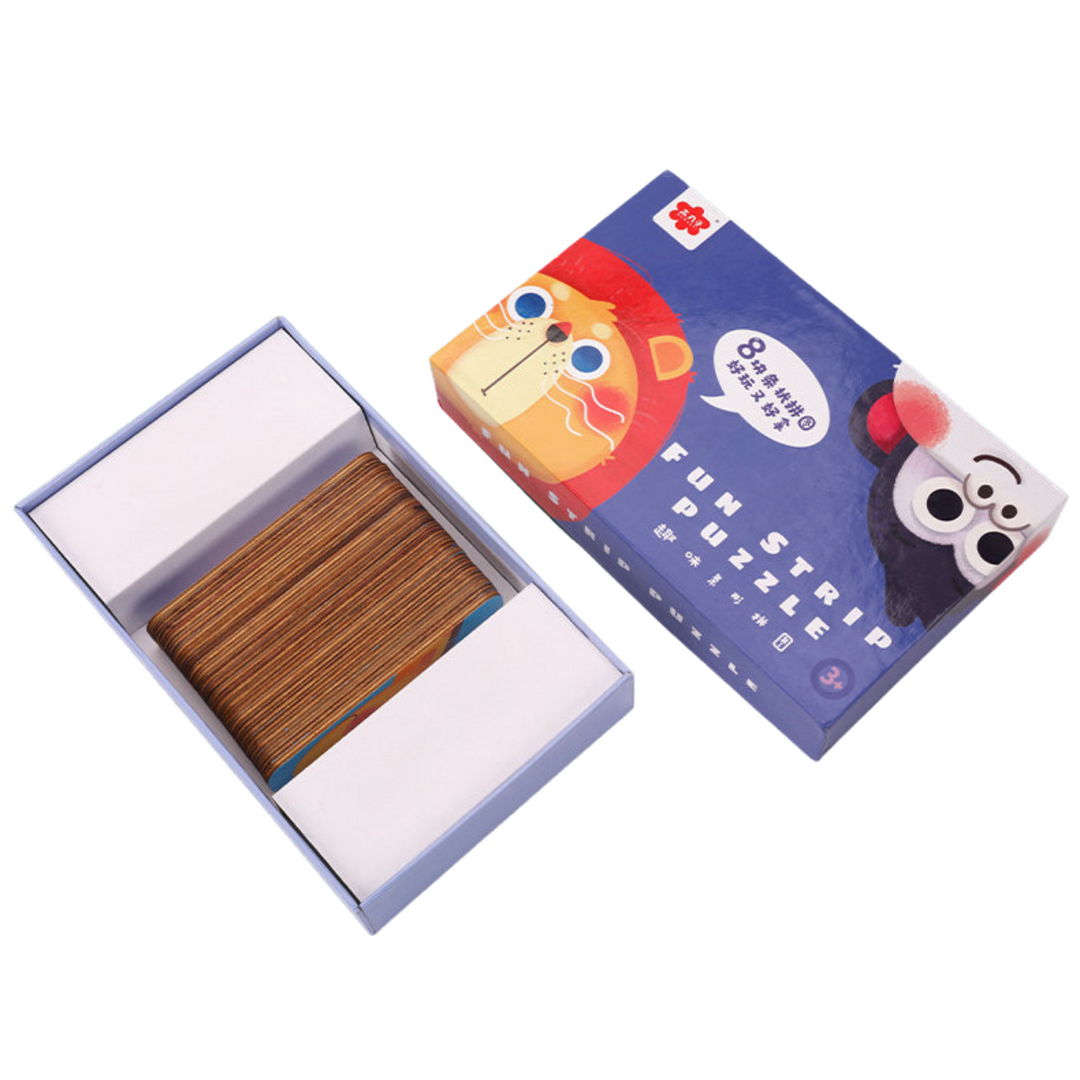 Fun Strip Animals Puzzle - بازل شرائح حيوانات