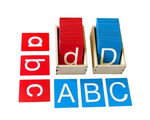 Load image into Gallery viewer, Sandpaper English letters (Lower case) - الحروف الإنجليزية المصنفرة (الحروف الصغيرة)
