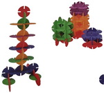 Load image into Gallery viewer, ON U MIND Interlox Discs Set (96 Piece) - مجموعة لعب البناء 96 قطعة
