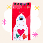 Load image into Gallery viewer, Kids Prayer Mat - Padded - Heart - سجادة صلاة تعليمية - قلوب
