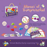 Load image into Gallery viewer, Counting Sorting  and classification Early Learning toy - Educational transportation models - 60 pcs   -   &quot;لعبة تعليمية للأطفال لتعلم العد والفرز والتصنيف - نماذج تعليمية لوسائل النقل - 60 قطعة&quot;
