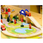 Load image into Gallery viewer, Rail overpass wooden set - المدينة المرورية
