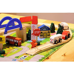 Load image into Gallery viewer, Rail overpass wooden set - المدينة المرورية
