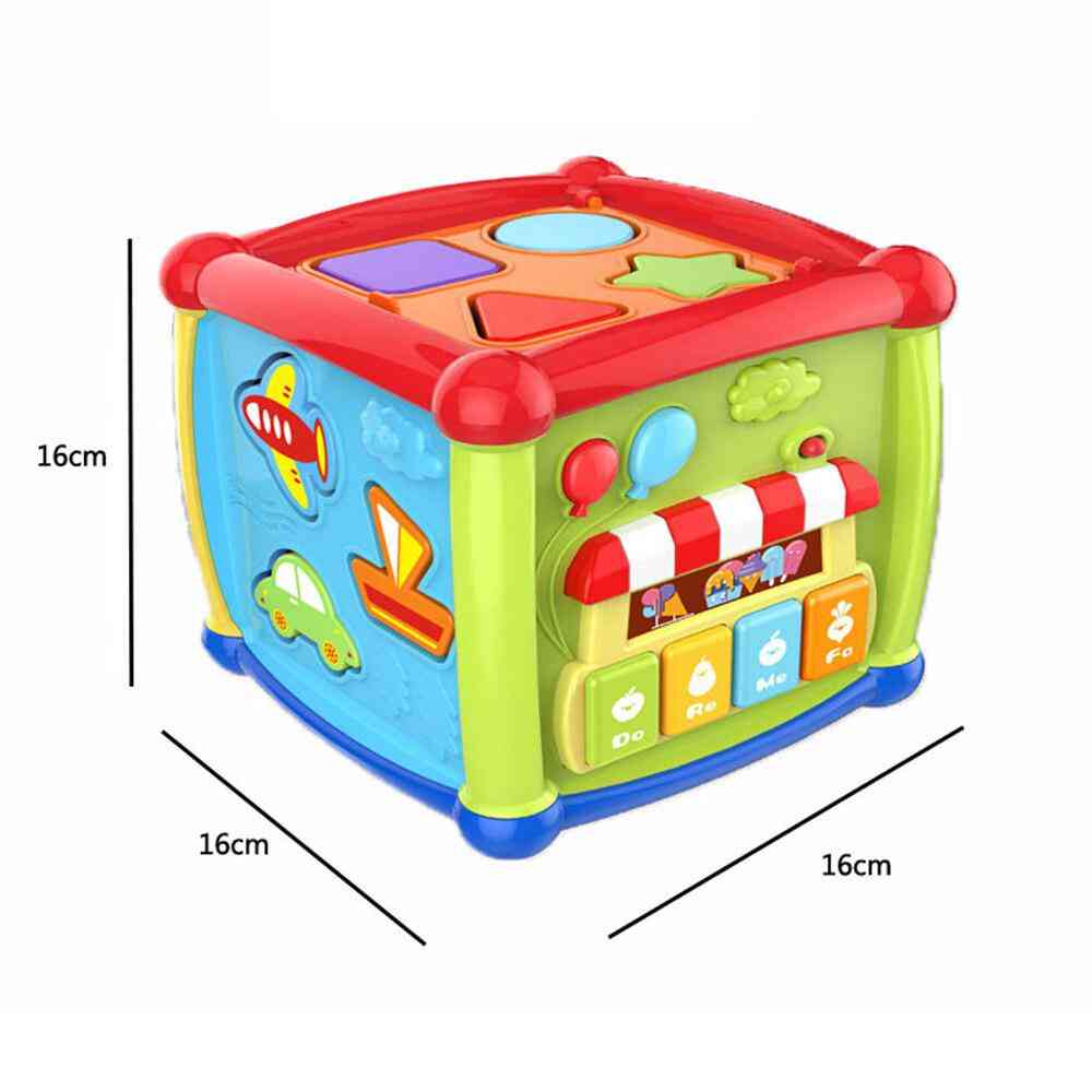 HUANGER FANCY CUBE 6*1 - مكعب مطابقة مع بيانو مجمع الألعاب 6*1