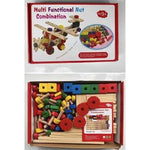 Load image into Gallery viewer, Wooden Mechanics Nuts and Bolts - Construction Set - مجموعة الفك و التركيب متعددة الأشكال
