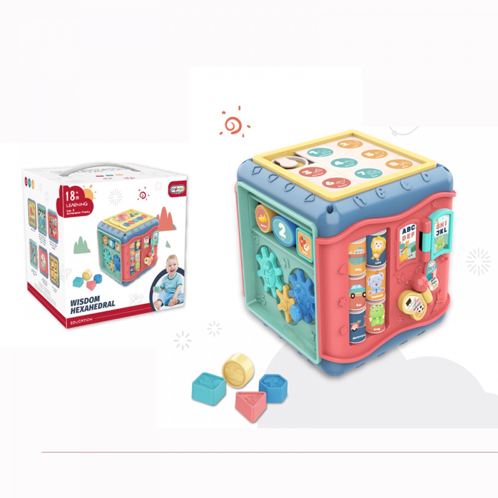 6*1 Wisdom Hexahedral Six-Sided Box - مكعب مجمع الألعاب 6*1 اليدوي