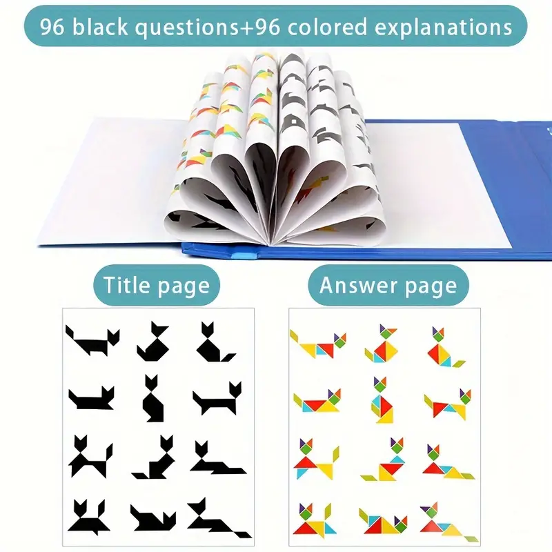 كتاب تانجرام خشبي