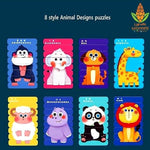 Load image into Gallery viewer, Fun Strip Animals Puzzle - بازل شرائح حيوانات
