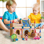 Load image into Gallery viewer, Master Of Architecture 128 Pieces Wooden Blocks - شرائح بناء خشبية 128 قطعة
