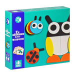 Load image into Gallery viewer, Wooden Geoanimo Creative Animal Blocks - جوانيمو أشكال حيوانات خشبية
