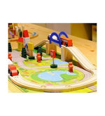 Load image into Gallery viewer, Rail overpass wooden set - المدينة المرورية
