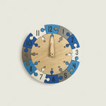 Load and play video in Gallery viewer, Learning Time Clock - natural wood - ROSE-GOLD -  بازل تعليم الوقت ساعة انجليزي
