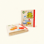 Load image into Gallery viewer, كتاب بازل حروف عربي 2 كتاب  Wooden Arabic Alphabet Puzzle Book for Children - Multi Color
