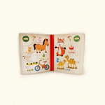Load image into Gallery viewer, كتاب بازل حروف عربي 2 كتاب  Wooden Arabic Alphabet Puzzle Book for Children - Multi Color
