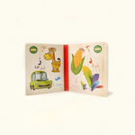 Load image into Gallery viewer, كتاب بازل حروف عربي 2 كتاب  Wooden Arabic Alphabet Puzzle Book for Children - Multi Color
