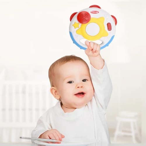 Tambourine baby rattle - رق موسيقي